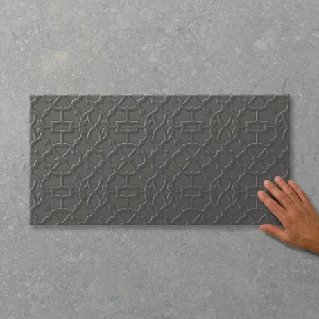 Shop Grey Rectangle Pattern Tiles Online | Sanctuary Makers