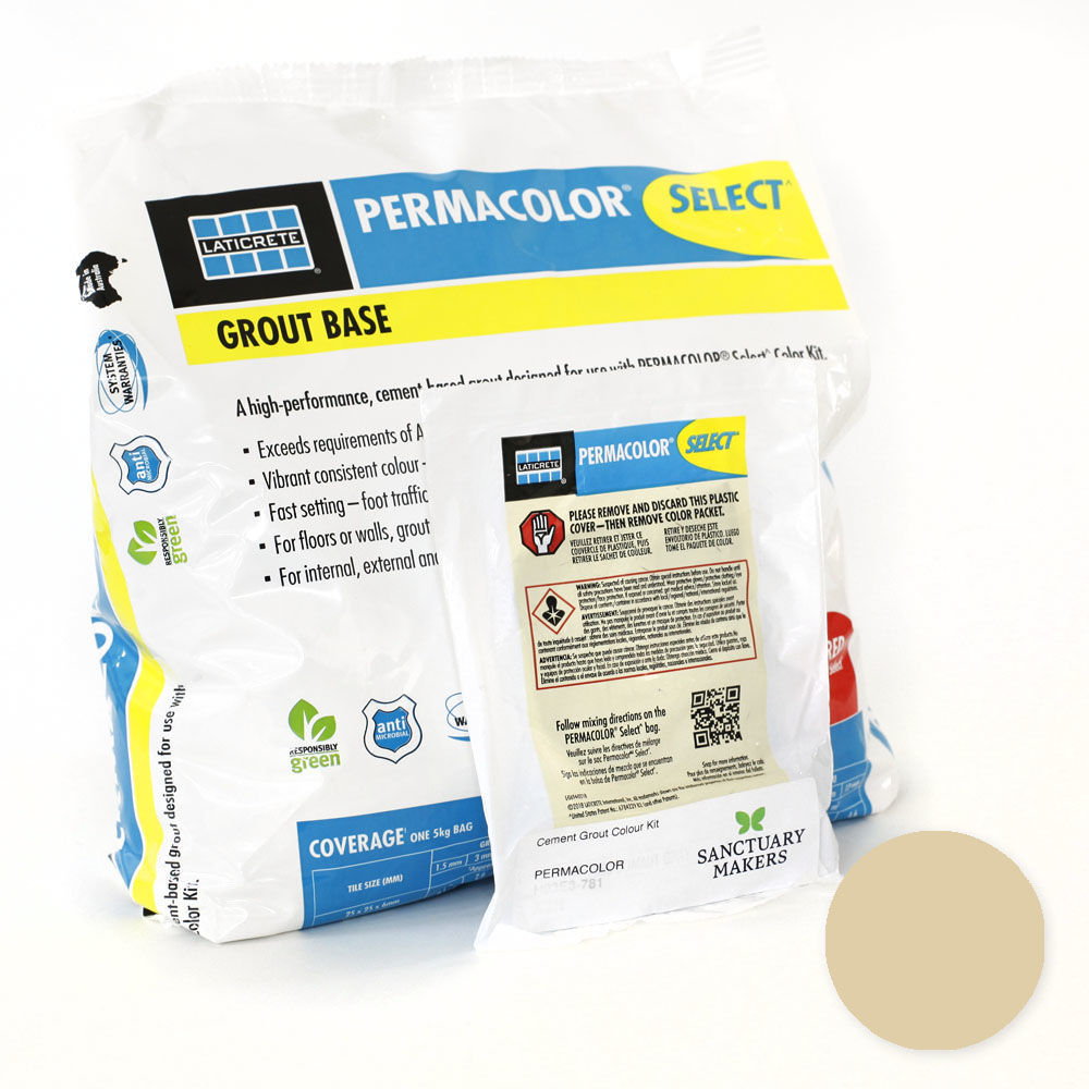 PERMACOLOR SELECT 5KG Butter Cream Grout Kit | Sanctuary Makers